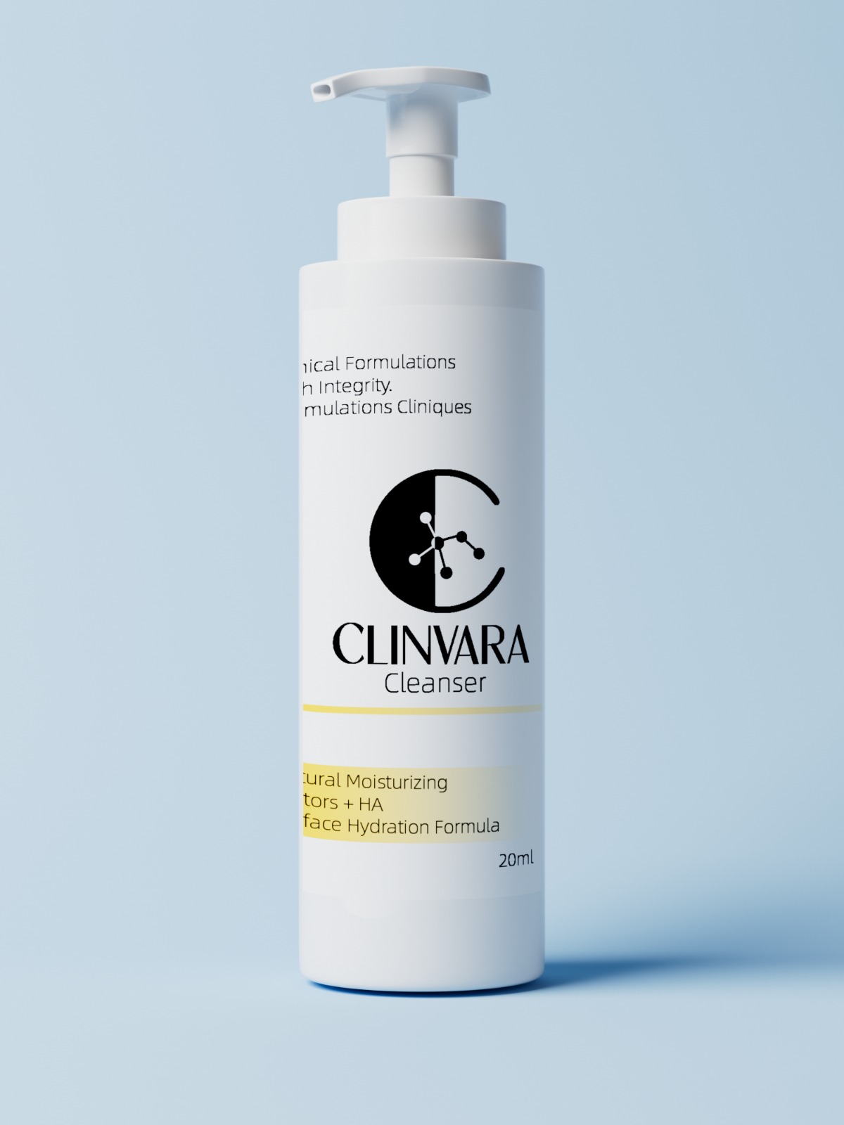 NMF + HA Cleanser texture and product detail