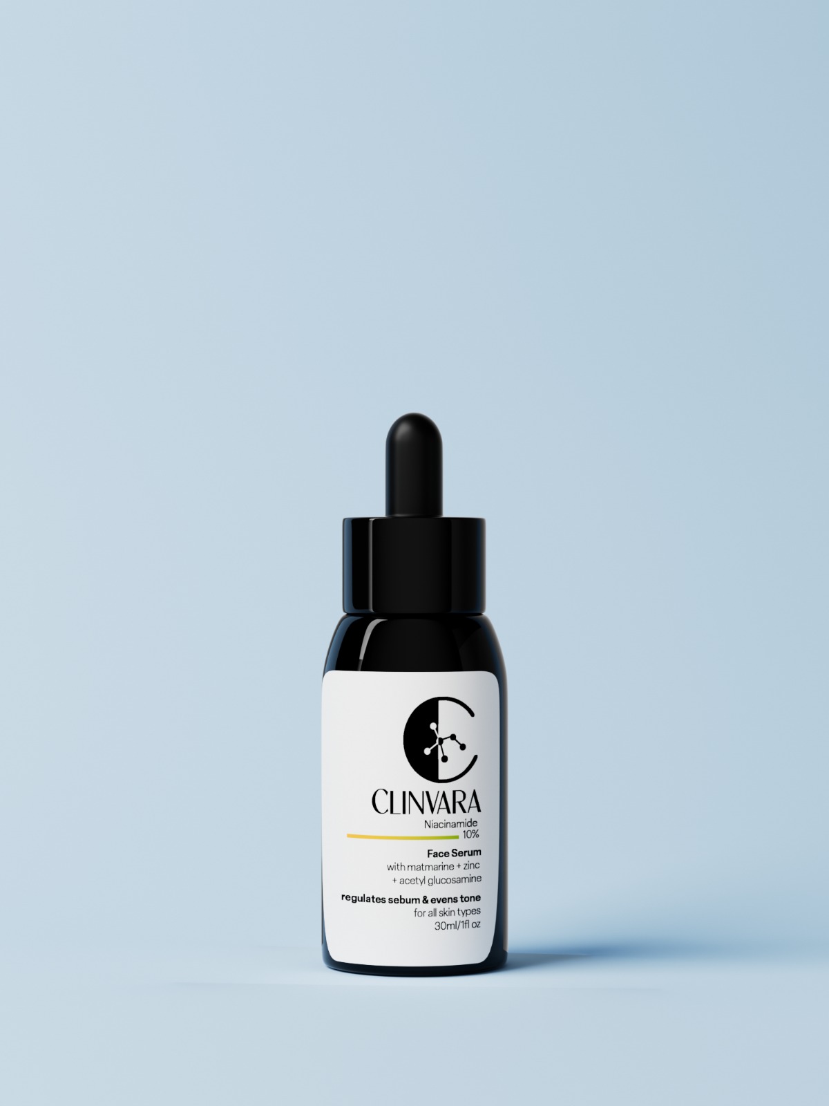 Niacinamide 10% Face Serum bottle and texture detail